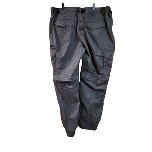 The BC Clothing Co. Mens XXL x 34 Convertible Cargo Pants Gray